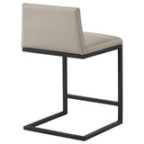 Vardon Genuine Leather Tan Counter Height Chair Set of 2 — product image 7