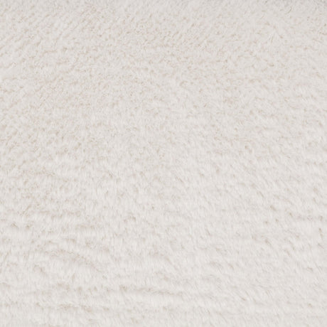 Hudson Faux Fur Swivel Accent Chair Ecru — product image 9
