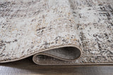 Elaning Medium Rug rectangle shape black gray cream - room setting