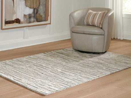 Eljory Gray Medium Rug from Decor Furniture