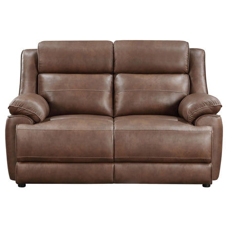 Ellington loveseat side angle