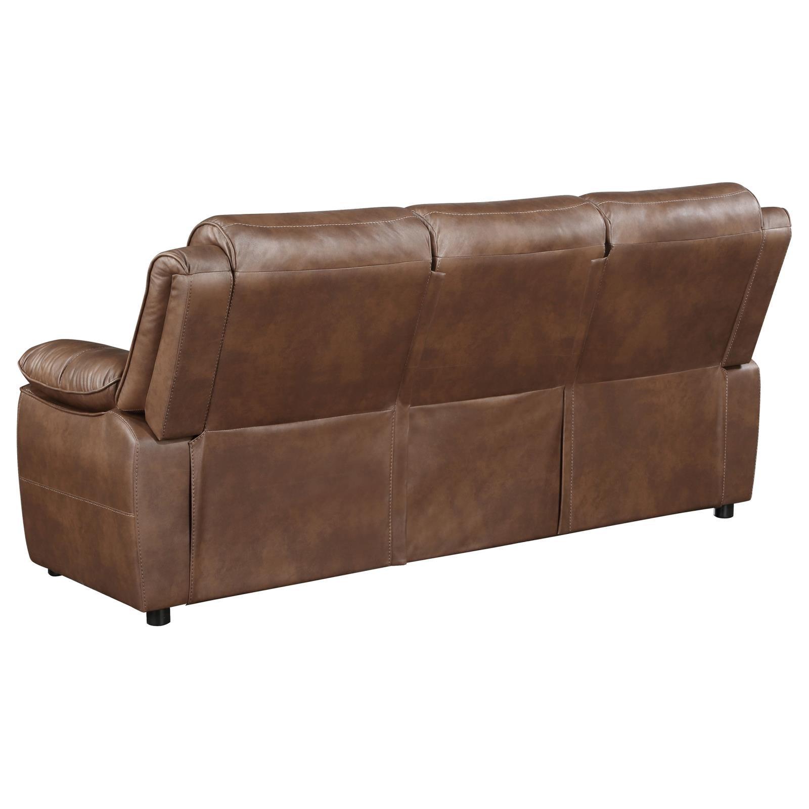 Ellington 2-Piece Upholstered Padded Arm Sofa Set Dark Brown 508281-S2 [ETA: 3/28/2024] - Ella Furniture