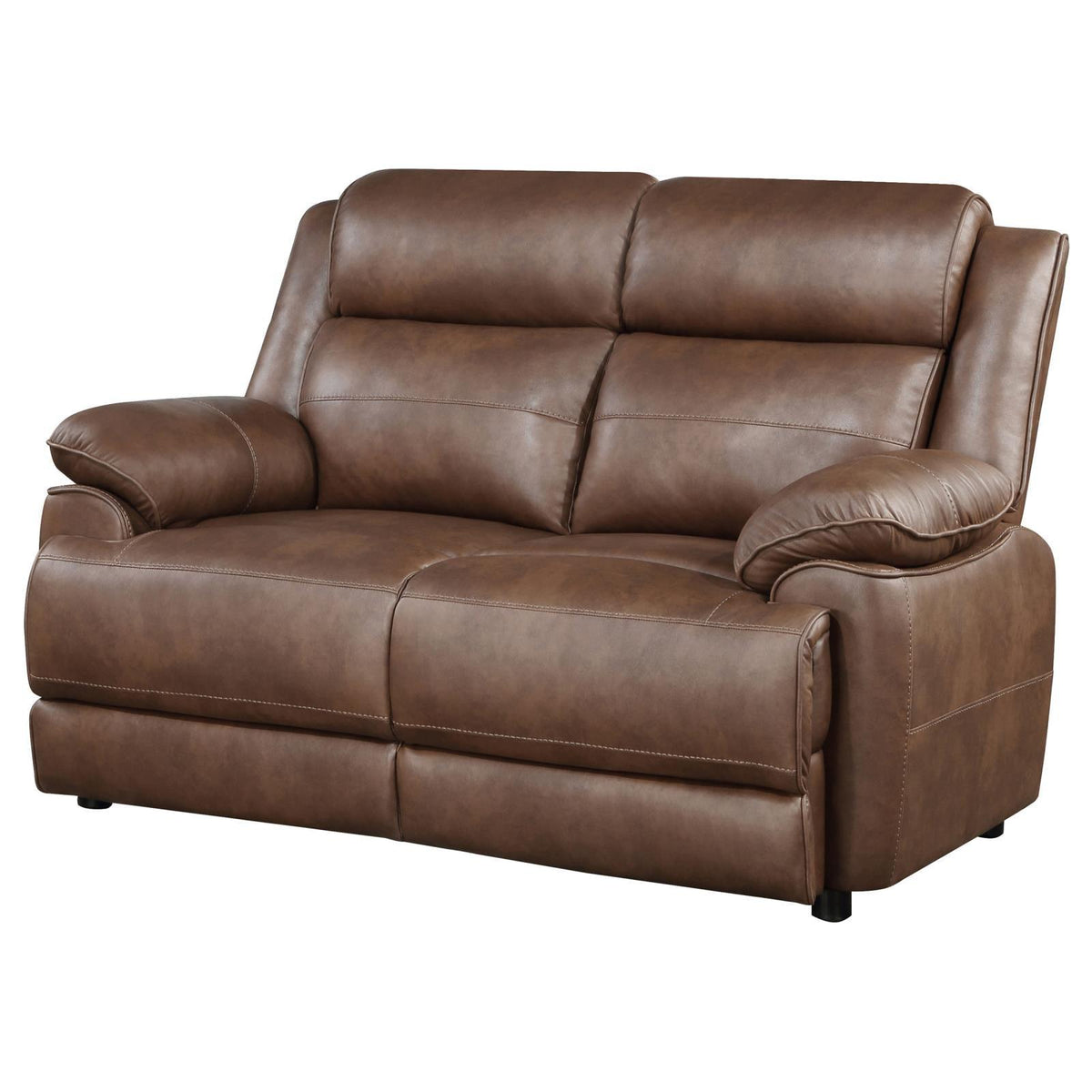 Back view of Ellington loveseat upholstery detail