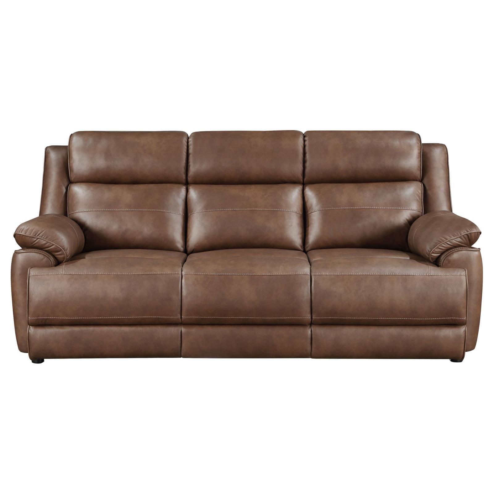 Ellington Upholstered Padded Arm Sofa Dark Brown 508281 [ETA: 3/28/2024] - Ella Furniture