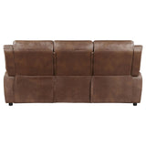 Ellington Upholstered Padded Arm Sofa Dark Brown 508281 [ETA: 3/28/2024] - Ella Furniture