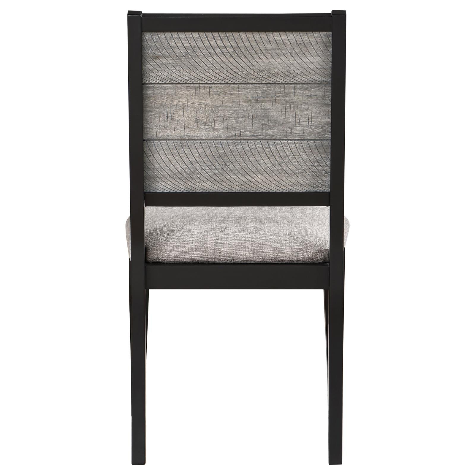 Detailed view of chair base and plywood seat support