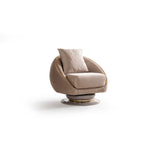 Elysium Sofa, Loveseat, and Chair Set with Sculptural Curved Silhouettes view 6