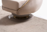 Elysium Sofa, Loveseat, and Chair Set with Sculptural Curved Silhouettes view 14