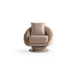 Elysium Sofa, Loveseat, and Chair Set with Sculptural Curved Silhouettes view 26