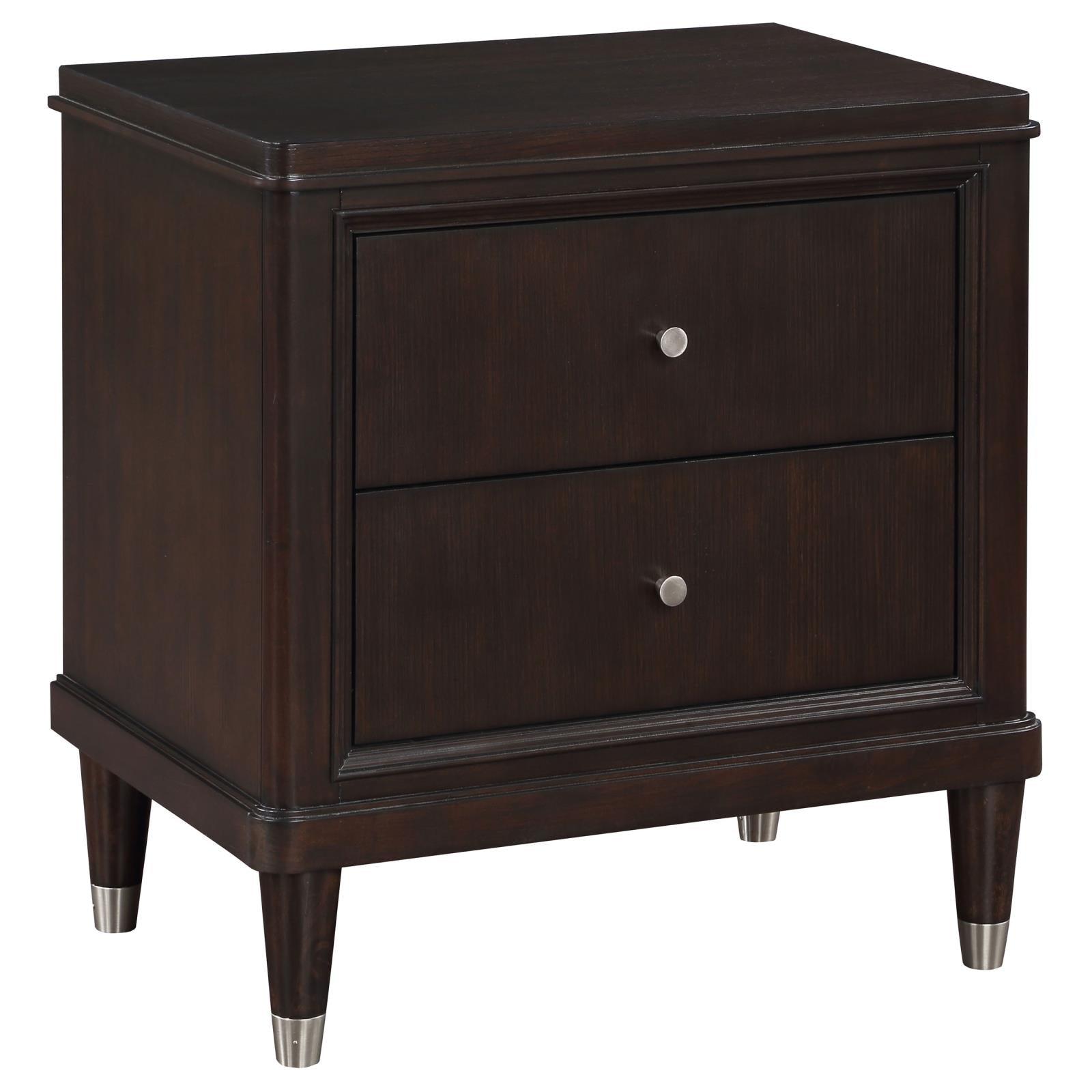 Emberlyn 2-Drawer Nightstand Bedside Table Brown 223062 - Ella Furniture