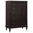 Emberlyn 5-Drawer Bedroom Chest Brown 223065 - Ella Furniture