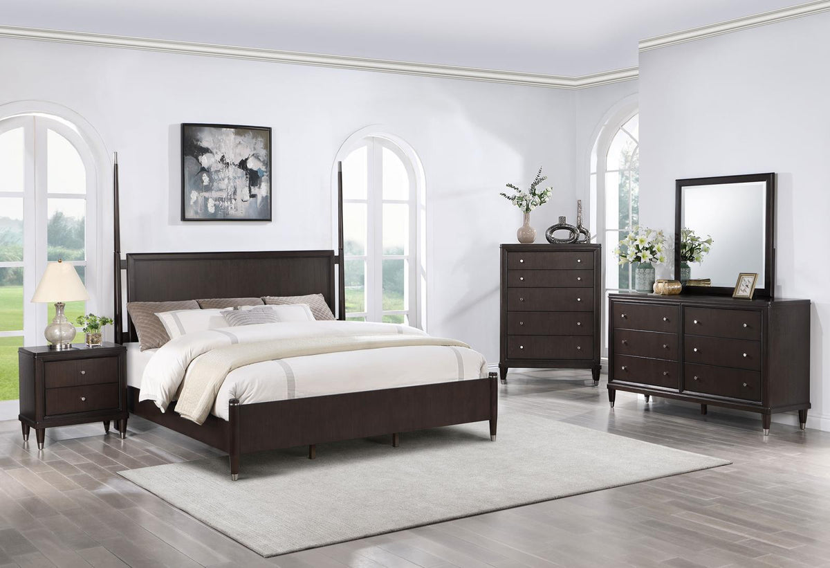 Emberlyn 5-Drawer chest in showroom lighting
