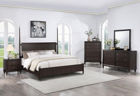 Emberlyn 5-Drawer chest in showroom lighting