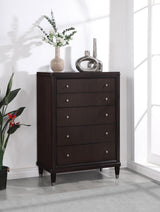 Emberlyn 5-Drawer Bedroom Chest Brown 223065 - Ella Furniture