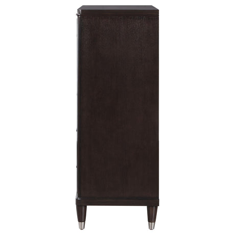 Side view of Emberlyn 5-drawer bedroom chest