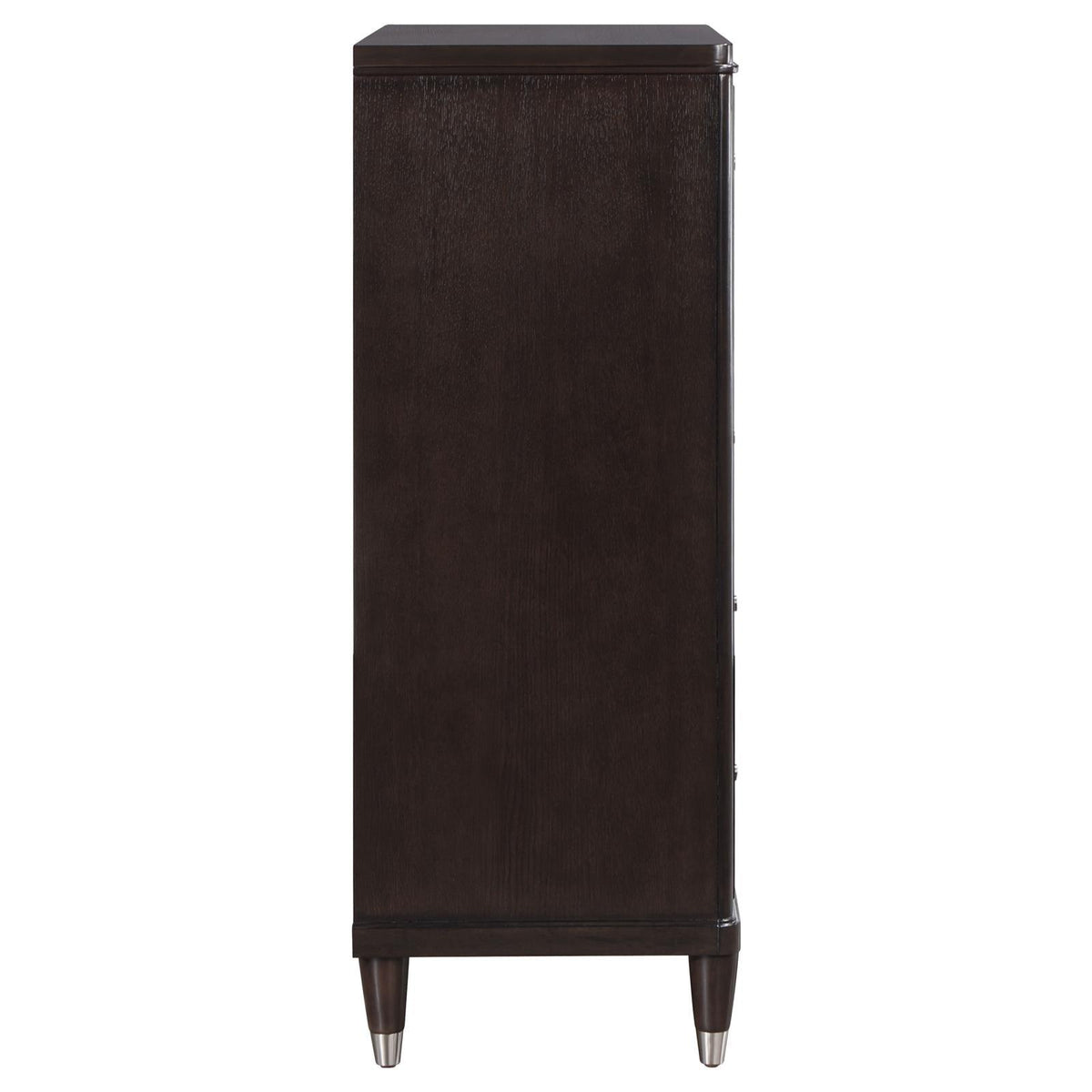 Drawer glide mechanism of Emberlyn chest