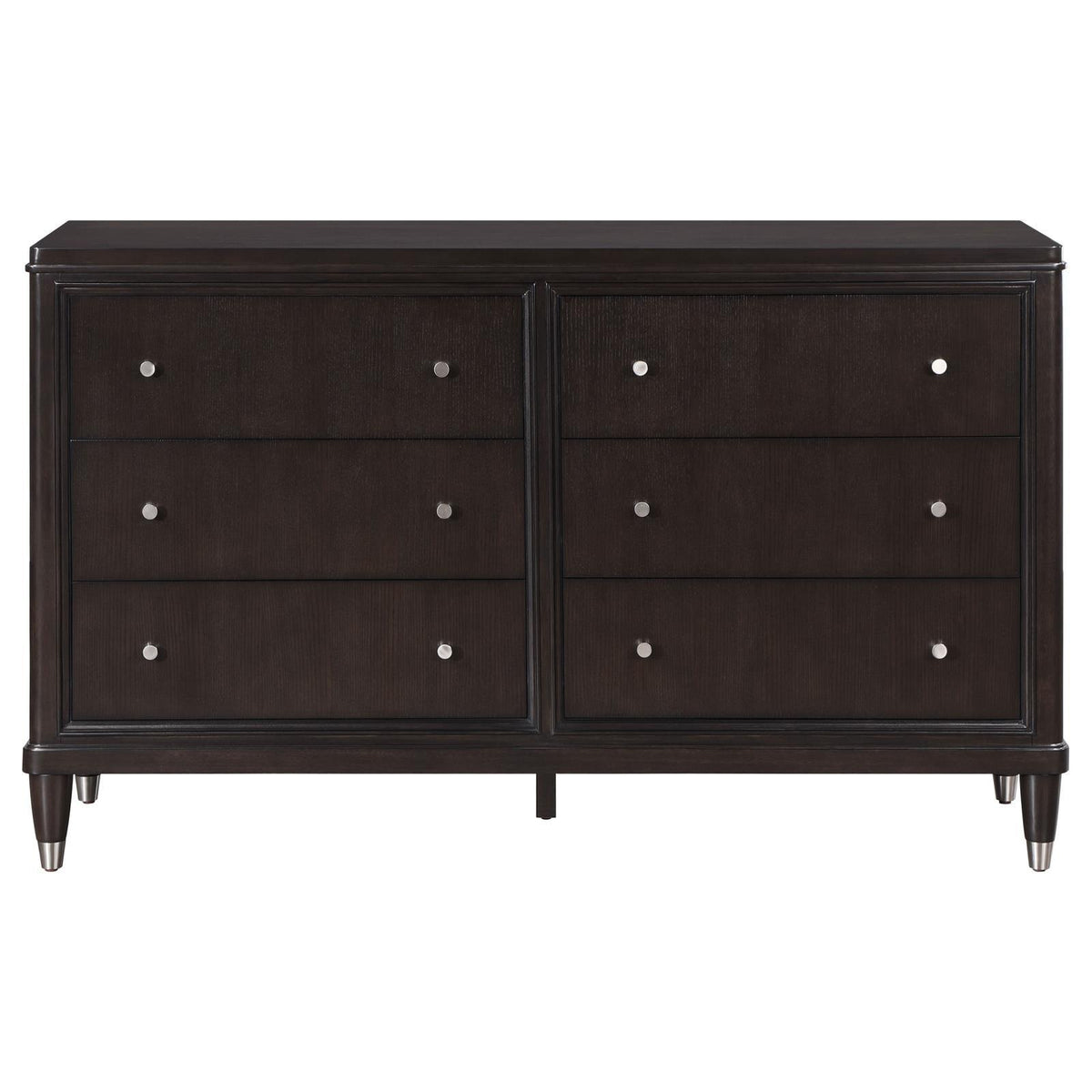 Top right drawer open showing felt-lined jewelry tray