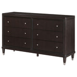 Bottom drawer open revealing cedar lining