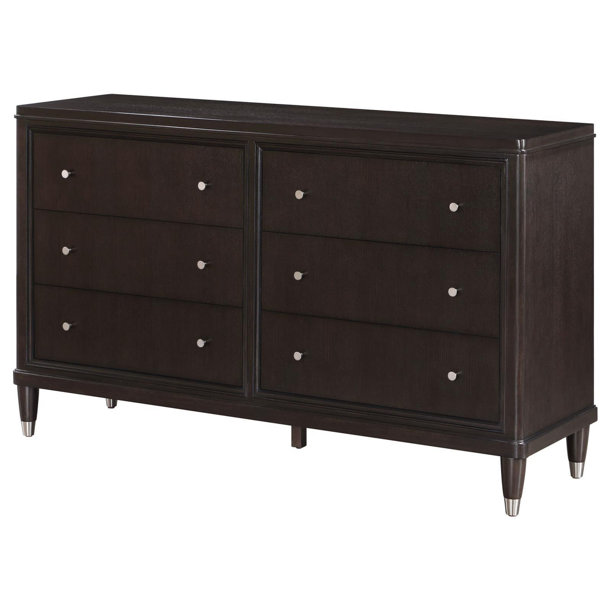 Bottom drawer open revealing cedar lining