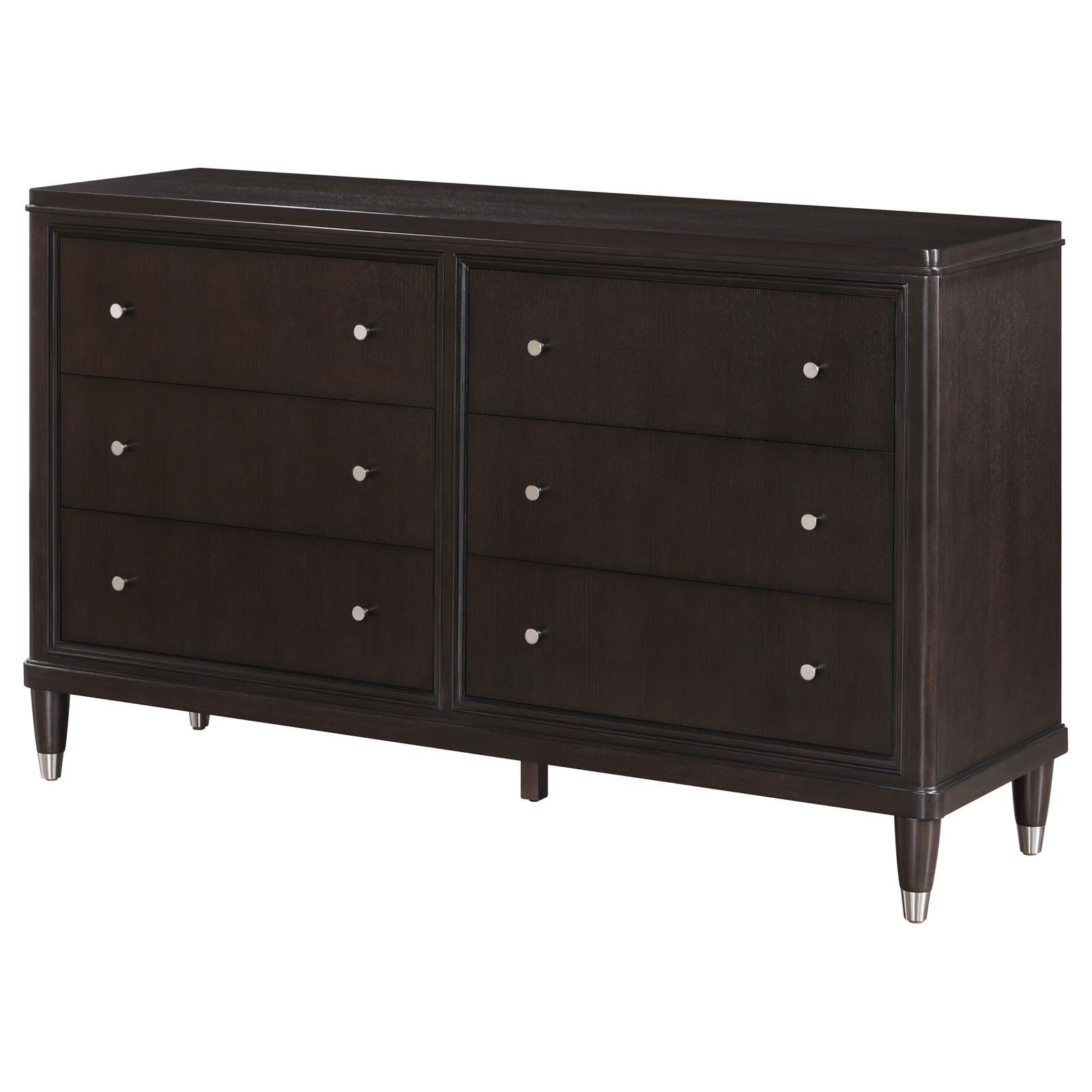 Bottom drawer open revealing cedar lining