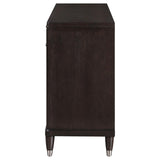 Side view of Emberlyn dresser showing overall finish