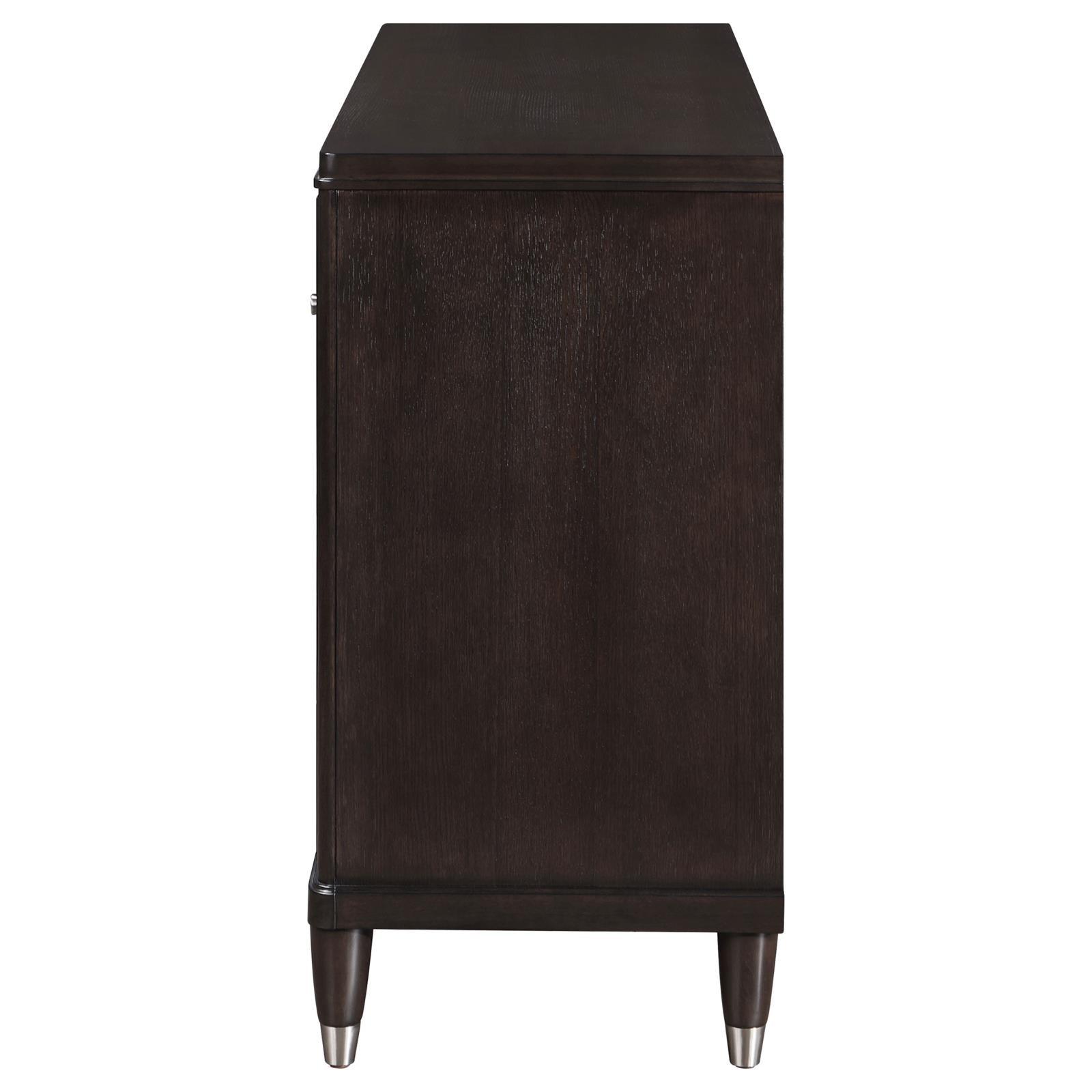 Side view of Emberlyn dresser showing overall finish