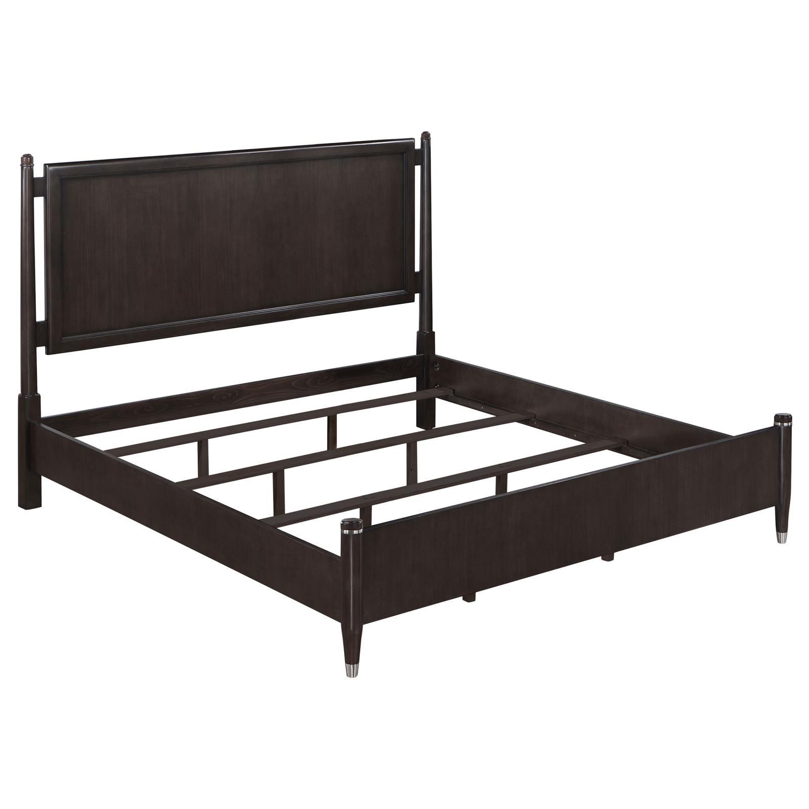 Top view of bed frame structure and slats