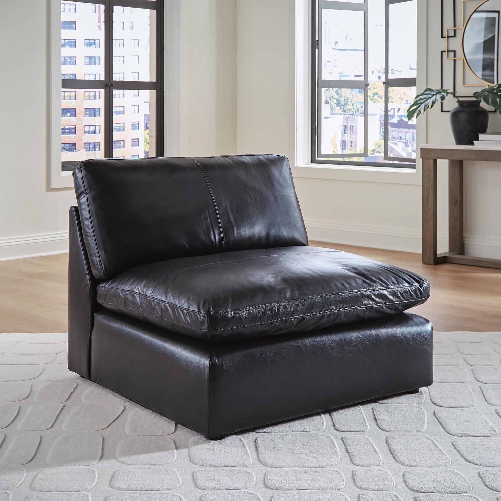 Emilia Black Sofa and Loveseat - image 1