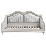 Front view showcasing the full length of the Evangeline twin daybed