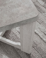 Whitewash Coffee Table with Two End Tables — product image 3