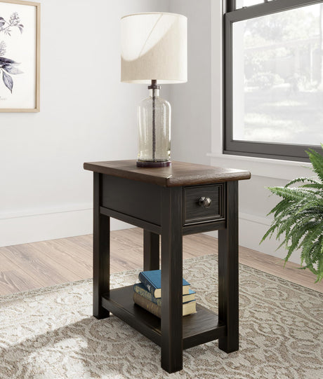 Tyler Grayish Brown/Black Creek 2 End Tables — product view