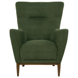 Catala Upholstered High Back Accent Chair in Matcha and Coffee — product image 3