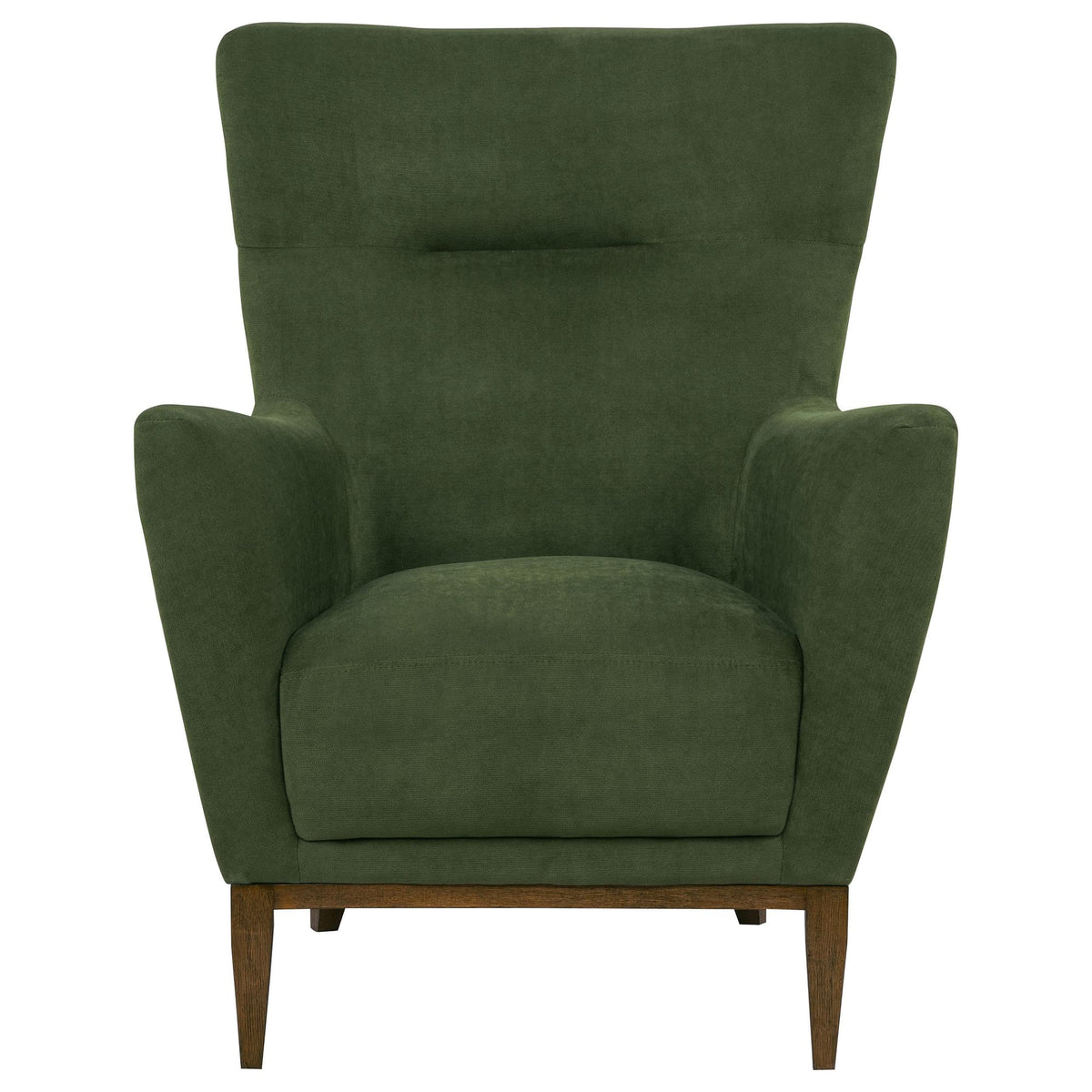 Catala Upholstered High Back Accent Chair in Matcha and Coffee — product image 3
