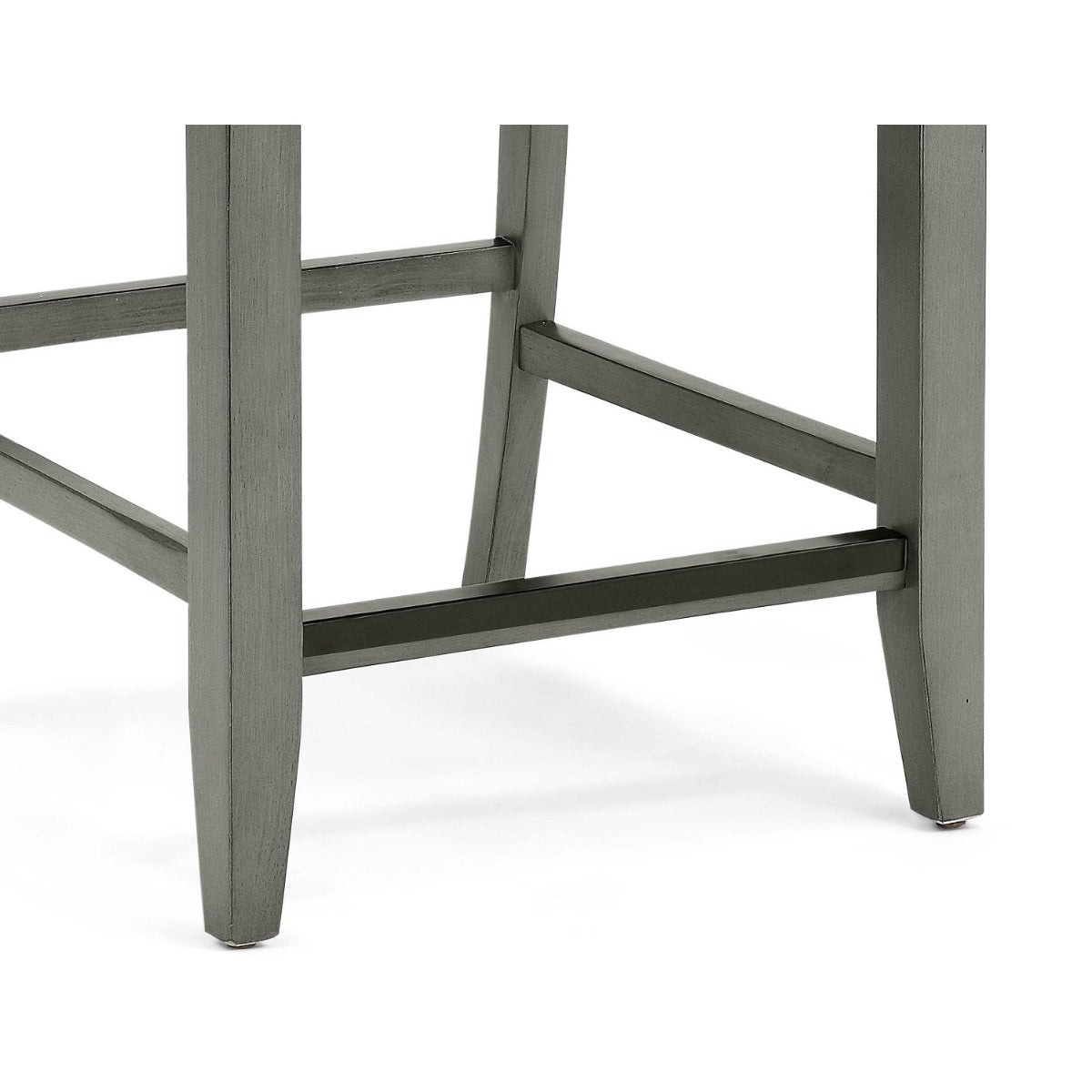 Angled front view of Bellatrix gray counter height chair