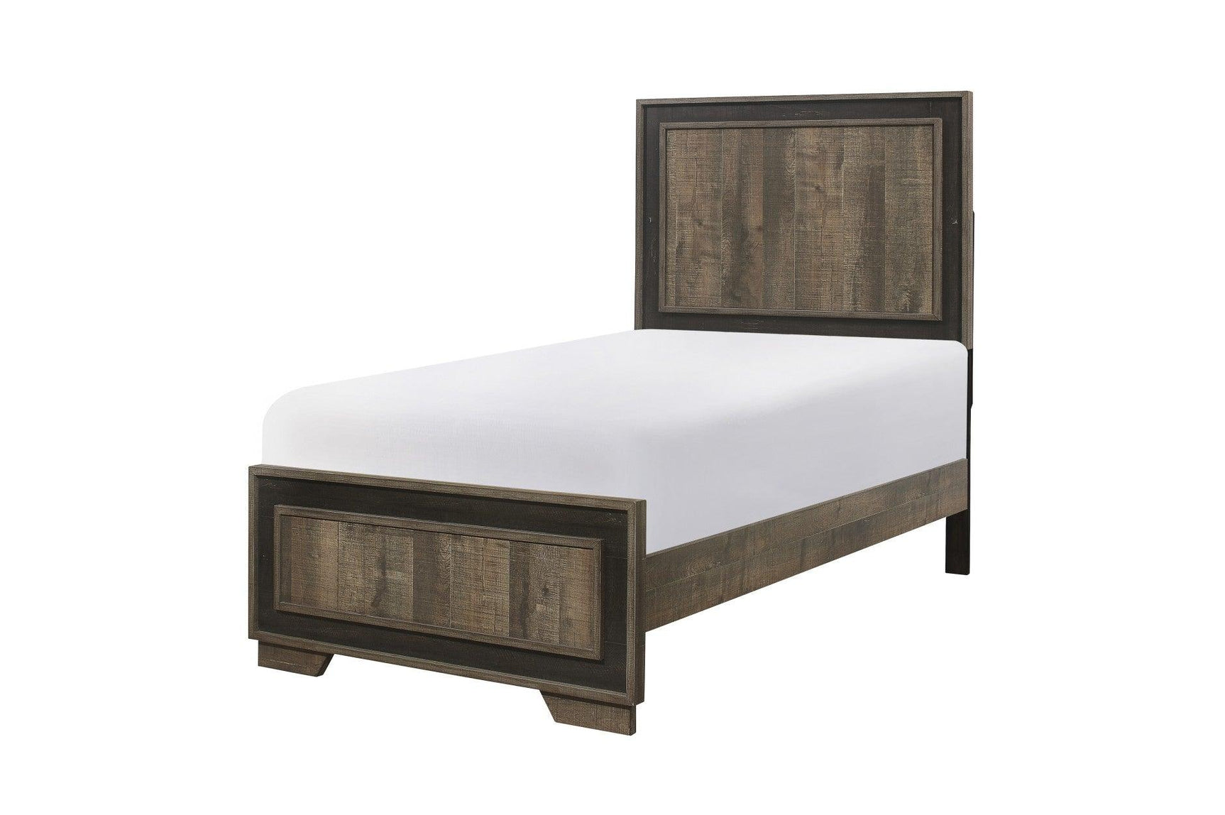 Bedroom view of Ellendale Mahogany Panel Bedroom Set bed