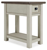 Bolanburg Two-Tone Coffee Table with 1 End Table — angled view