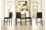 room view of dining set showing table and chairs