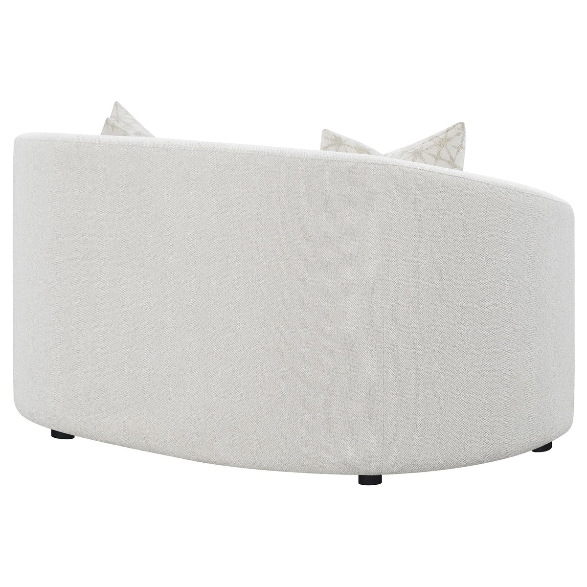 Rainn Boucle Upholstered Sloped Arm Loveseat Latte — product image 7