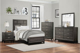 Davi Nickel Platform Bed side view