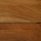 View of spacious shelves on Fayemour console sofa table