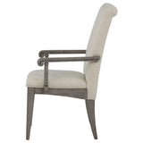 Cresswell Upholstered Dining Arm Chairs Tan Set of 2 — product image 6