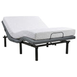 Weston Full Dual-Motor Massage Adjustable Bed Base in Black and Grey — product image 3