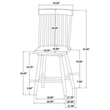 Andrews 5-Piece Round Counter Height Dining Set Light Ash — product image 11
