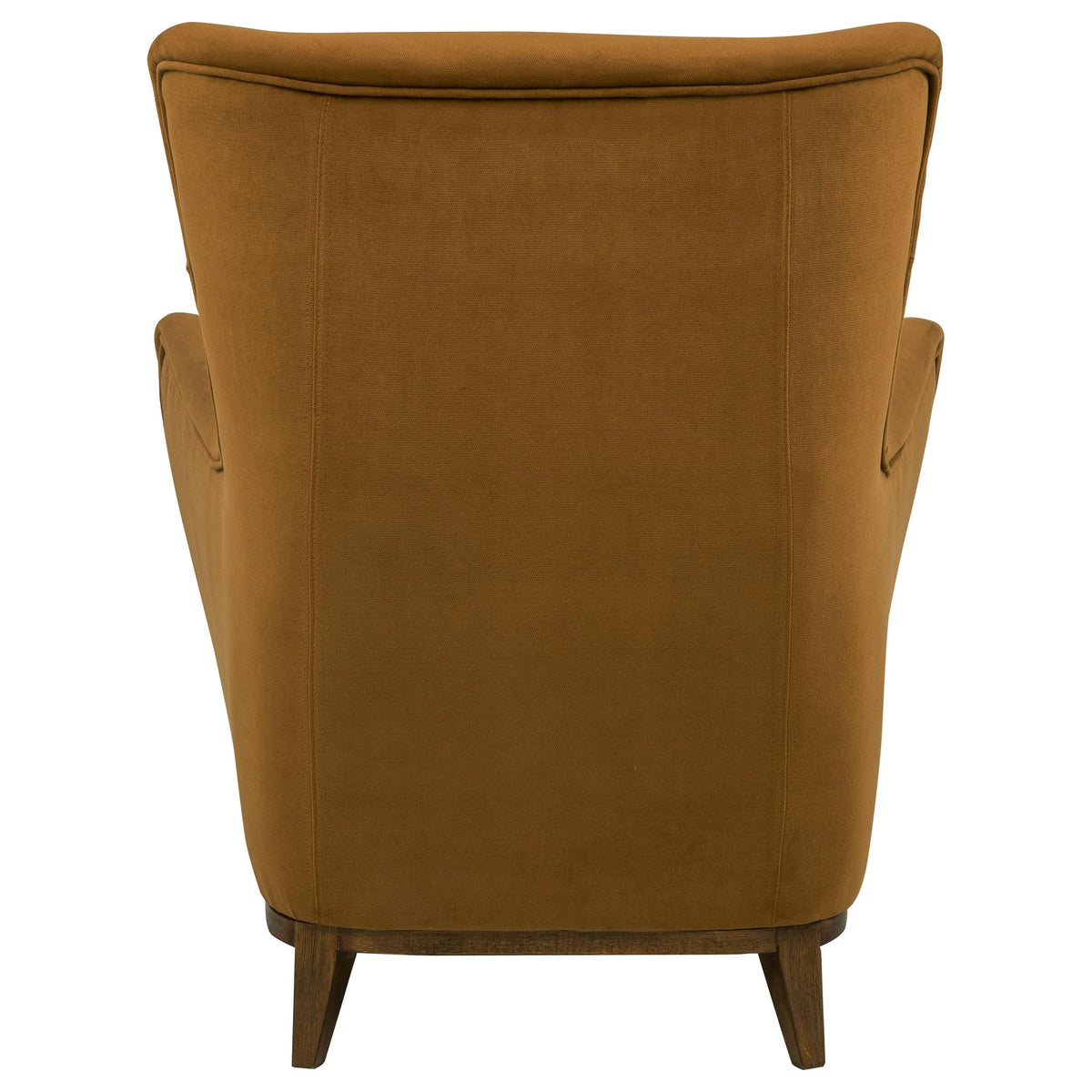 Catala Upholstered High Back Accent Chair Rust and Coffee — product image 7