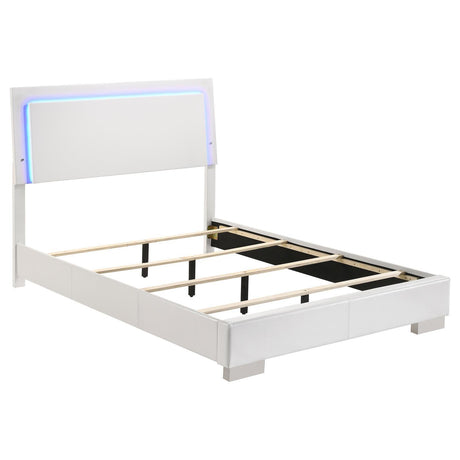 Felicity 5-piece bedroom set including dresser, chest, nightstand, and mirror