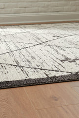 Fenriston Cream/Black Large Rug detail view
