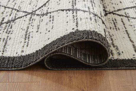 Fenriston Cream/Black Medium Rug detail view
