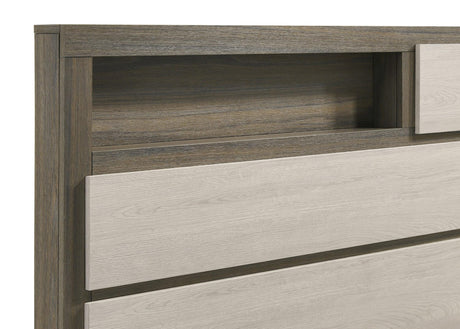 Fenwick Queen Bed Bookcase Headboard Grey Oak view 7
