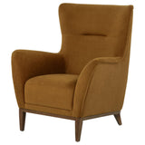 Catala Upholstered High Back Accent Chair Rust and Coffee — product image 4