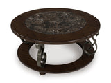 Dark Brown 42-Inch Coffee Table — product image 2